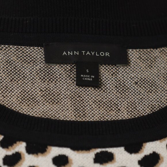 Ann Taylor Leopard Print Short Sleeve Sweater - Picture 8 of 10